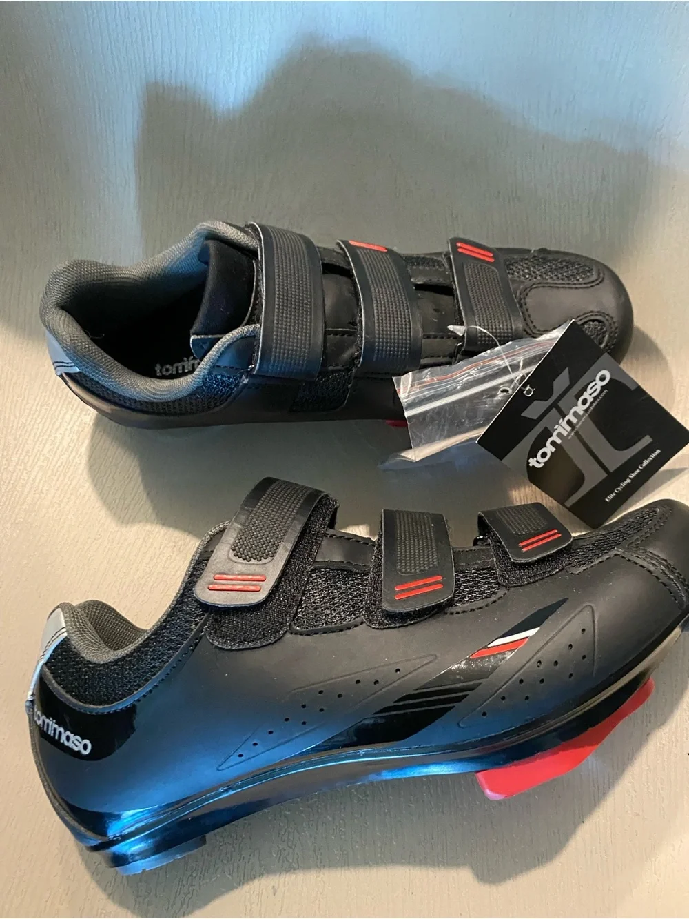 TOMMASO Strada 100 Cycling Shoes Bicycle size 7 black